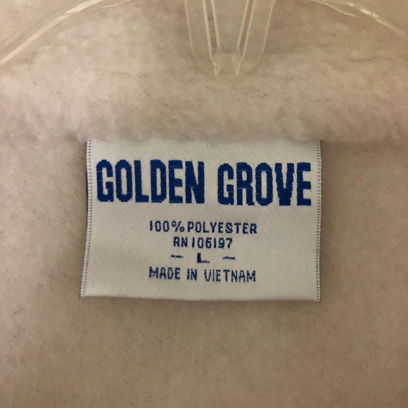 NWOT-Cream, Size Lg., Golden Grove Fleece Jacket - Picture 3 of 4